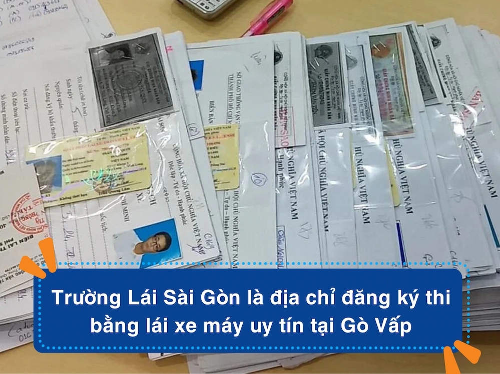 Trường Lái Sài Gòn là địa chỉ đăng ký thi bằng lái xe máy uy tín tại Gò Vấp